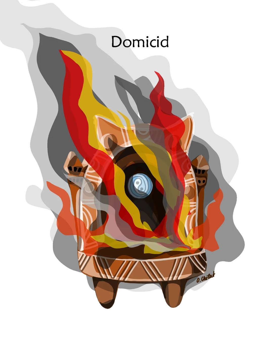 Cucuteni – Incinerarea caselor